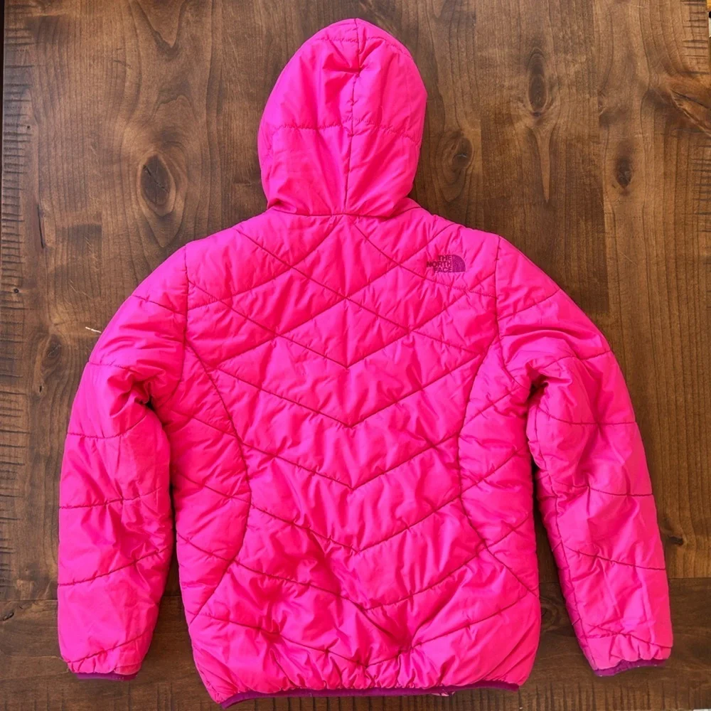 Girls North Face Reversible Puffer Jacket | Girls Large 14/16 | FLAWED
